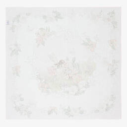 Flower Fairies™ by Childrensalon-قماط قطن لون زهري وأبيض (100 سم) | Childrensalon