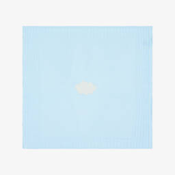 Blue Cable Knit Cloud Blanket (86cm)