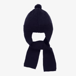 Foque-قبعة بوم بوم أكريليك محبوك لون كحلي  | Childrensalon