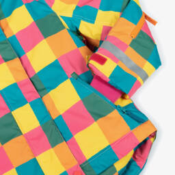 Frugi-Girls Multicoloured Check Ski Jacket | Childrensalon