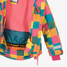 Frugi-Girls Multicoloured Check Ski Jacket | Childrensalon