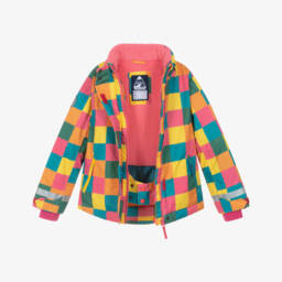 Frugi-Girls Multicoloured Check Ski Jacket | Childrensalon