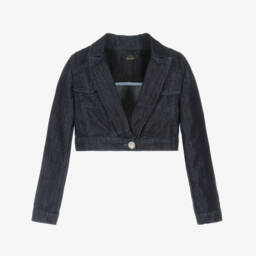 Elsy-Girls White & Black Striped Jumpsuit | Childrensalon