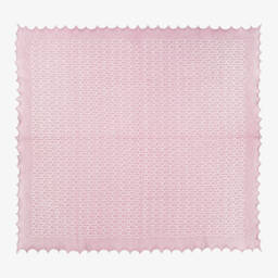 G.H.Hurt & Son-شال كشمير لون زهري للأطفال الرضع (122 سم) | Childrensalon