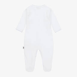 G.H.Hurt & Son-طقم هدية صوف ومزيج قطن لون أبيض وأزرق للمواليد | Childrensalon