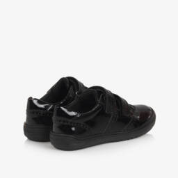Geox-Girls Black Patent Leather Trainers | Childrensalon