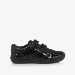 Geox-Girls Black Patent Leather Trainers | Childrensalon