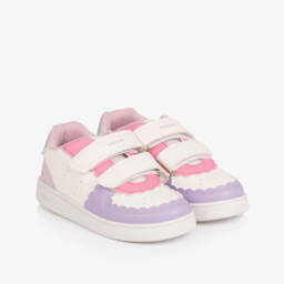 Mayoral-Girls Lilac Cotton Floral Shorts Set | Childrensalon