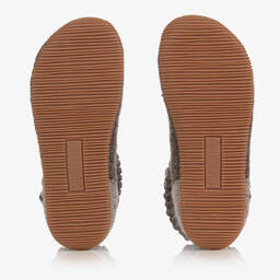 Giesswein-شبشب سليبر صوف لون بني | Childrensalon