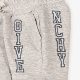 Givenchy-Boys Grey Cotton Jersey Shorts | Childrensalon