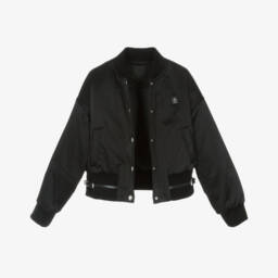 Givenchy-Girls Black Bomber Jacket | Childrensalon