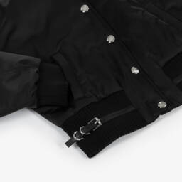 Givenchy-Girls Black Bomber Jacket | Childrensalon