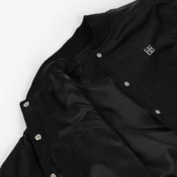Givenchy-Girls Black Bomber Jacket | Childrensalon