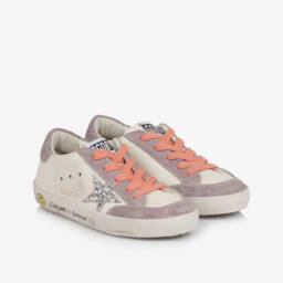 Zimmermann-Girls Pink Stripe Slubbed Cotton Shorts | Childrensalon