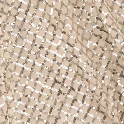 Graci-فستان تول لون ذهبي وترتر لون فضي | Childrensalon