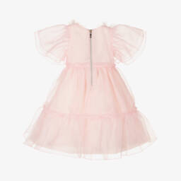 Graci-Girls Pink Organza Dress | Childrensalon