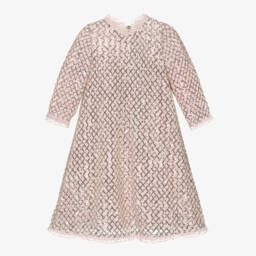 Graci-فستان تول وترتر لون زهري  | Childrensalon