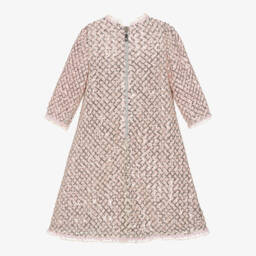 Graci-فستان تول وترتر لون زهري  | Childrensalon