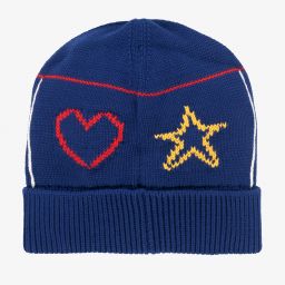 Gucci-Blue Strawberry Logo Hat | Childrensalon