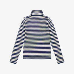 Gucci-Шерстяной топ с высоким воротом в полоску для подростков | Childrensalon