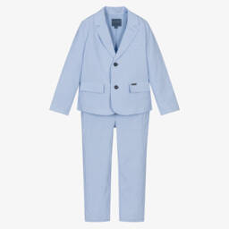 Guess-Boys Blue Striped Suit | Childrensalon