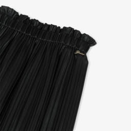 Guess-Girls Black Faux Leather Pleated Skirt | Childrensalon