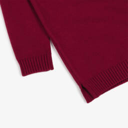 Guess-Платье-свитер бордовое с мишкой Тедди для девочек | Childrensalon