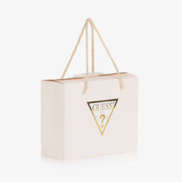 Guess-Спортивный костюм кремовый велюровый с мишкой для малышей | Childrensalon