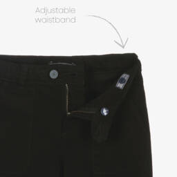 Guess-Брюки черные из хлопка для мальчиков | Childrensalon