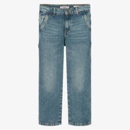 Tommy Hilfiger-Boys Brown Cotton Twill Bomber Jacket | Childrensalon