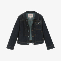 Guess-Junior Boys Dark Blue Denim Jacket | Childrensalon