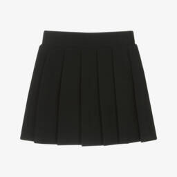 Guess-Junior Girls Black Viscose Pleated Skort | Childrensalon