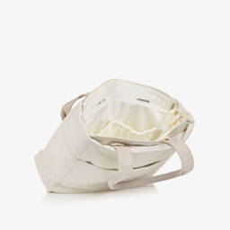 Guess-Pale Beige 4g Logo Baby Changing Bag (34cm) | Childrensalon