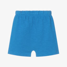 Hatley-Boys Blue Cotton Jersey Shorts | Childrensalon