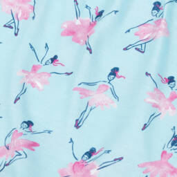 Hatley-Girls Pale Blue Jersey Ballerina Night Dress | Childrensalon
