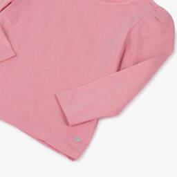 Hatley-Топ розовый хлопковый с серебряным блеском для девочек | Childrensalon