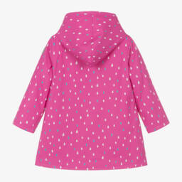 Hatley-Girls Pink Raindrop Raincoat | Childrensalon