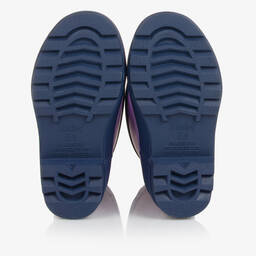 Little Blue House by Hatley-بوت واقي من المطر  لون بنفسجي للبنات | Childrensalon