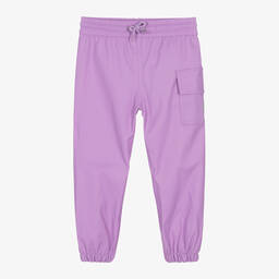 Girls Purple Waterproof Trousers