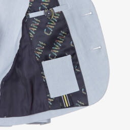 House of Cavani-Boys Light Blue Siren Blazer | Childrensalon