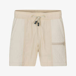 HUGO-Boys Beige Shorts | Childrensalon