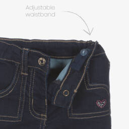 iDO Mini-Bab Girls Dark Blue Jeans with Heart Pockets | Childrensalon