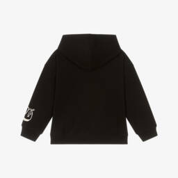 iDO-Boys Black Half Zip Hooded Sweatshirt | Childrensalon