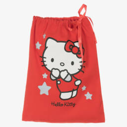 iDO-Girls Ivory & Red Cotton Hello Kitty Pyjamas | Childrensalon