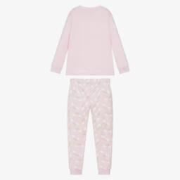 iDO Baby-Girls Pink Cotton Rainbow Pyjamas | Childrensalon