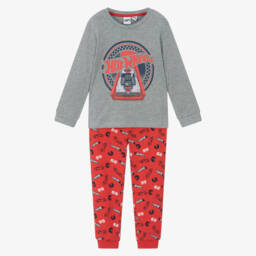 iDO-Red & Grey Hot Wheels Pyjama | Childrensalon