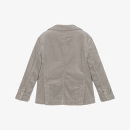 Il Gufo-Boys Beige Corduroy Blazer | Childrensalon