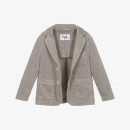 Il Gufo-Boys Beige Corduroy Blazer | Childrensalon