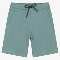 Il Gufo Boys Green Cotton Shorts Childrensalon