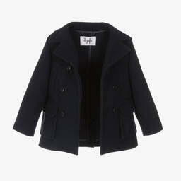 Il Gufo-معطف 2 في 1 لون كحلي للأولاد | Childrensalon